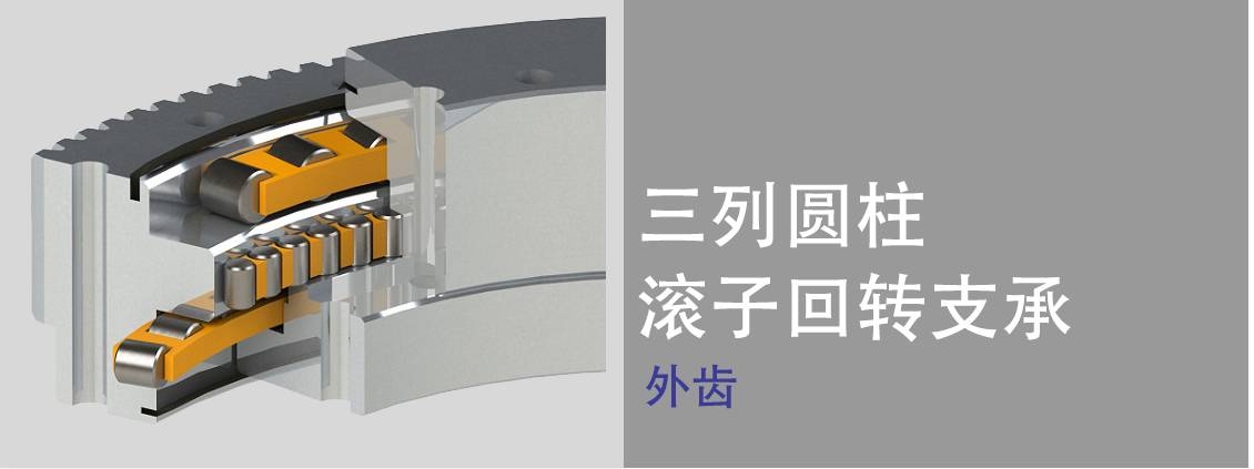 三排滾子轉(zhuǎn)盤軸承 三排滾子轉(zhuǎn)盤軸承